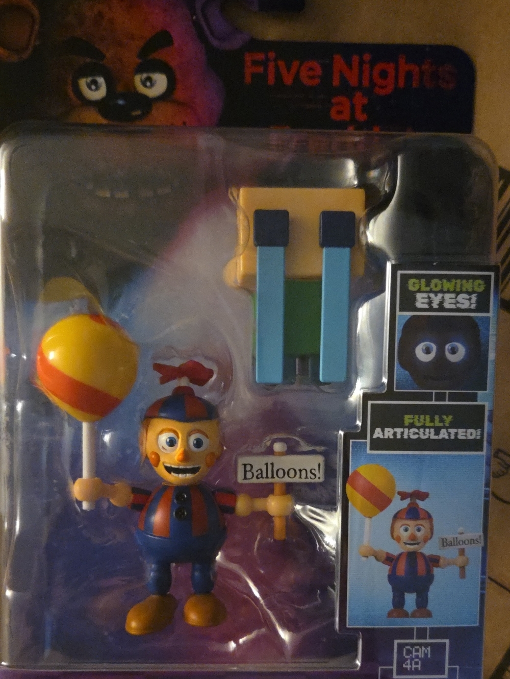 Five Nights at Freddys Balloon Boy Crying Child Action Figure Jazwares In Hand